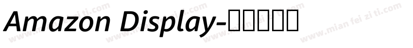 Amazon Display字体转换